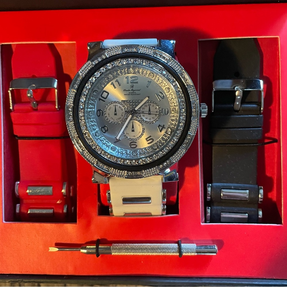 Charles Raymond Super Iced Watch Set